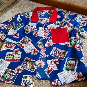 Hawaiian shirt, made in USA